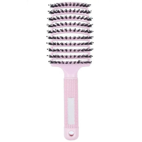 Women Hair Scalp Massage Comb Bristle Nylon Hairbrush Wet Curly Detangle Hair Brush for Salon Barber Hairdressing Styling Tools