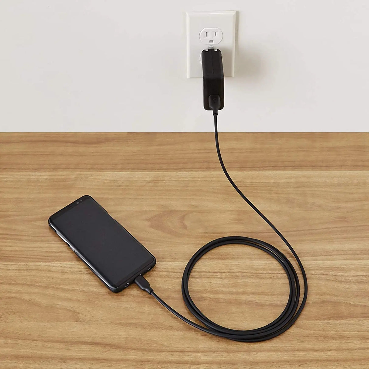 USB-C to USB-A 2.0 Fast Charger Cable, 480Mbps Speed, USB-IF Certified, for Apple Iphone 15, Ipad, Samsung Galaxy, Tablets, Laptops, 6 Foot, Black