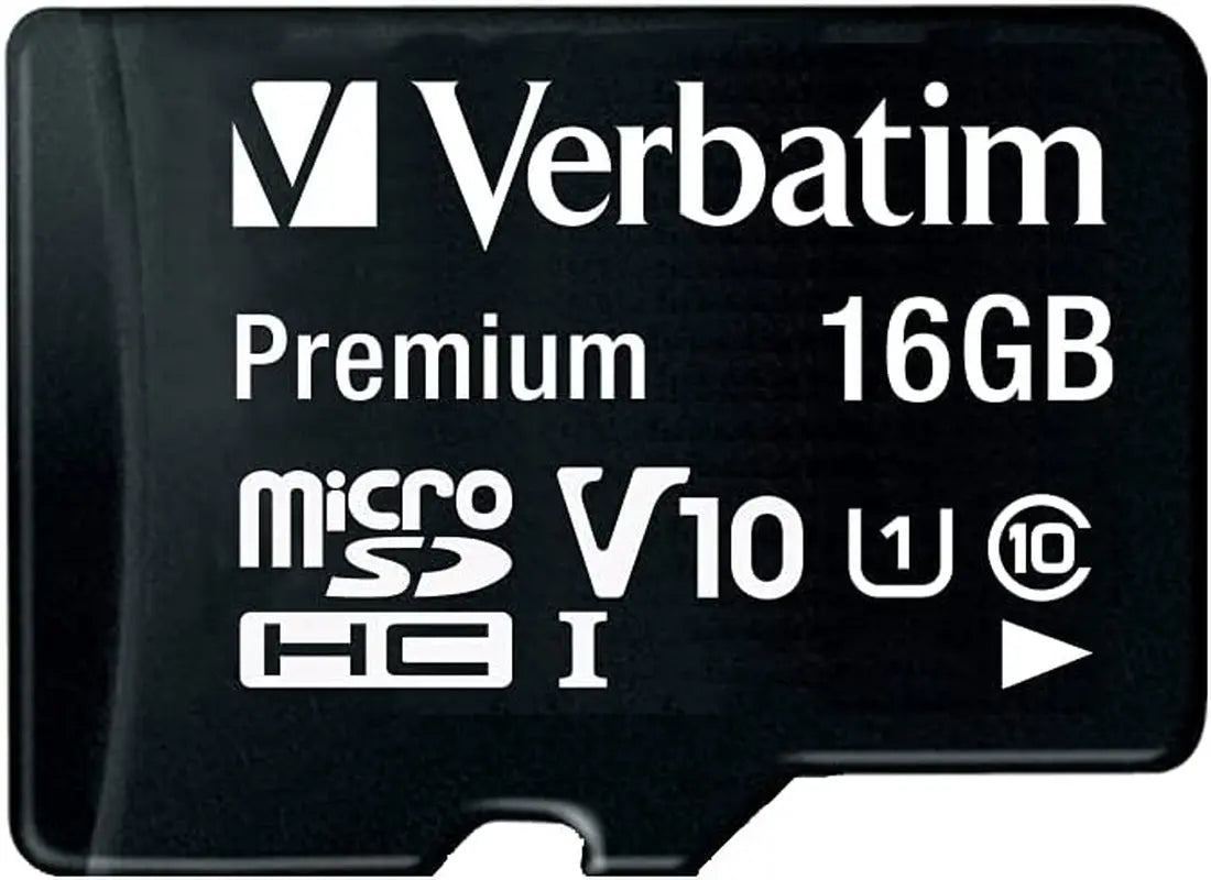 44082 16GB Premium Microsdhc Memory Card with Adapter, UHS-I V10 U1 Class 10, Black