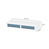 Desktop Computer Monitor Stand Raiser Multi-Function Storage Shelf 2 Drawer PC Computer Laptop Holder Heightening Bracket