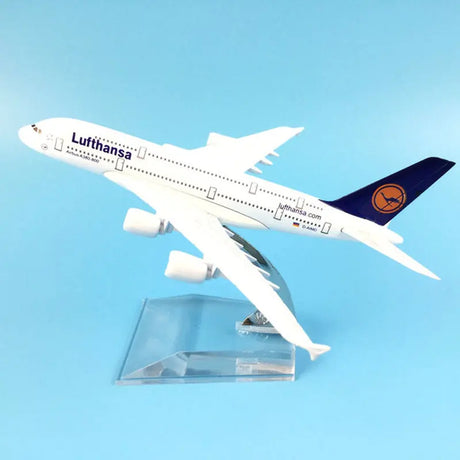 16Cm Lufthansa Airbus A340 Plane Model Airplane Model Airbus Aircraft Model 1:400 Diecast Metal Airplanes Plane Toy