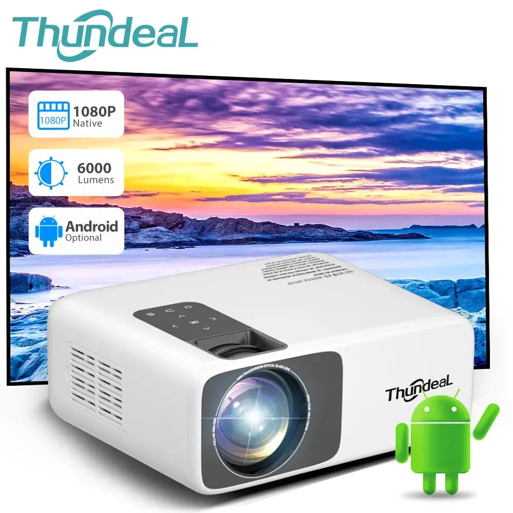 Td93Pro Projector Full HD 1080P Portable 2K 4K Video Wifi Projector TD93 Pro Home Theater Cinema 3D Smart Phone Beamer