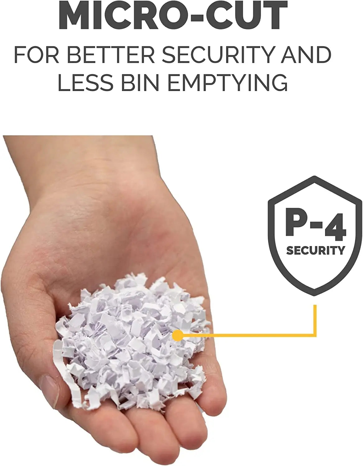 ‎Powershred LX22M 20-Sheet 100% Jam-Proof Micro Cut Paper Shredder for Office and Home, Black 5263501