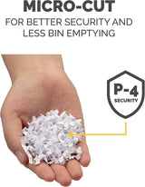 ‎Powershred LX22M 20-Sheet 100% Jam-Proof Micro Cut Paper Shredder for Office and Home, Black 5263501