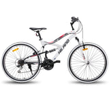 Free Shipping 26 Inch Wheel Bikes 18 Speed Bicycle Front Rear V-Brake MTB Mountain Bike Cycling Student Young Boy