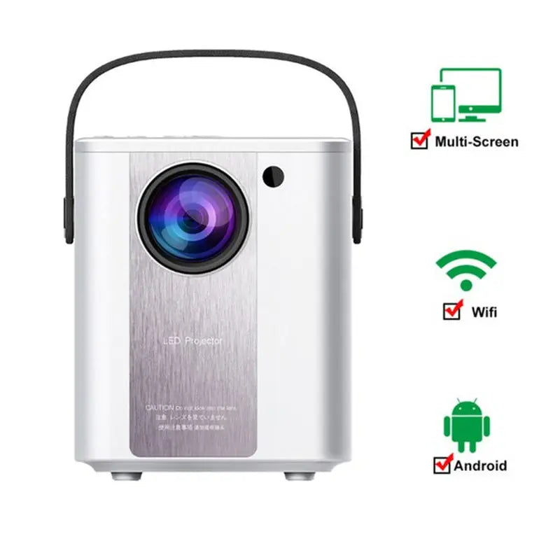 Android 9.0 Projector Full HD 1080P LED WIFI Video Projector Smart TV Box Home Theater Projector Cinema Mirror Movie Beamer