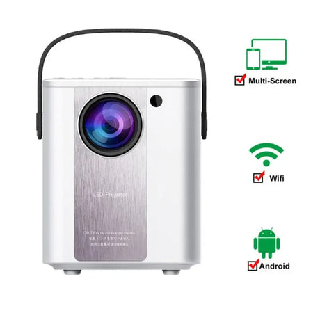 Android 9.0 Projector Full HD 1080P LED WIFI Video Projector Smart TV Box Home Theater Projector Cinema Mirror Movie Beamer
