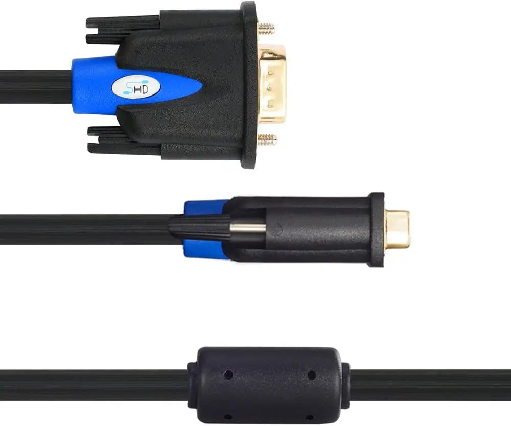 VGA Cable, VGA to VGA HD15 Monitor Cable for PC Laptop TV Projector-10Feet