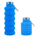 New Portable Silicone Water Bottle Retractable Folding Coffee Bottle Cups E Outdoor Travel Tools Collapsible Sport Bottles