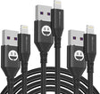 1Ft Iphone Charger Short Lightning Cable, 3-Pack Mfi-Certified Iphone Charger Cable 1Foot Charging Cord for Iphone 12 11 Pro X XS Max XR/8 Plus/7 Plus/6/6S Plus/5S /5C/Ipad Mini Air(Black)