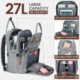 Unisex Anti-Theft 15.6” Laptop Backpack with Lock - for Travel, Business, College, and Outdoor