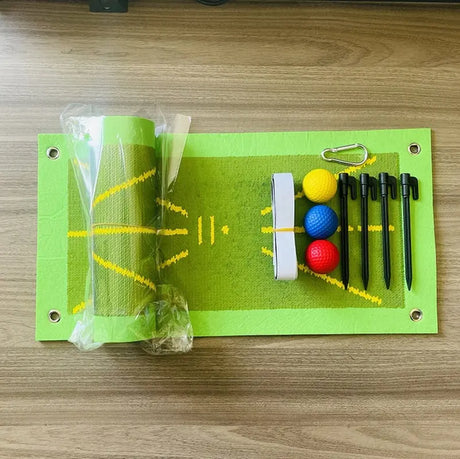 50X25Cm Golf Training Mat for Track Swing Detection Batting Trajectory Direction Analysis Pad Swing Path Practice Marking Pads