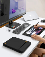 360° Protective Laptop Sleeve for 16-Inch New Macbook Pro M3/M2/M1 Pro/Max A2991 A2780 A2485 A2141 2023-2019, Shockproof, Water-Resistant Ultrabook Macbook Bag Case with Accessory Pocket, Black