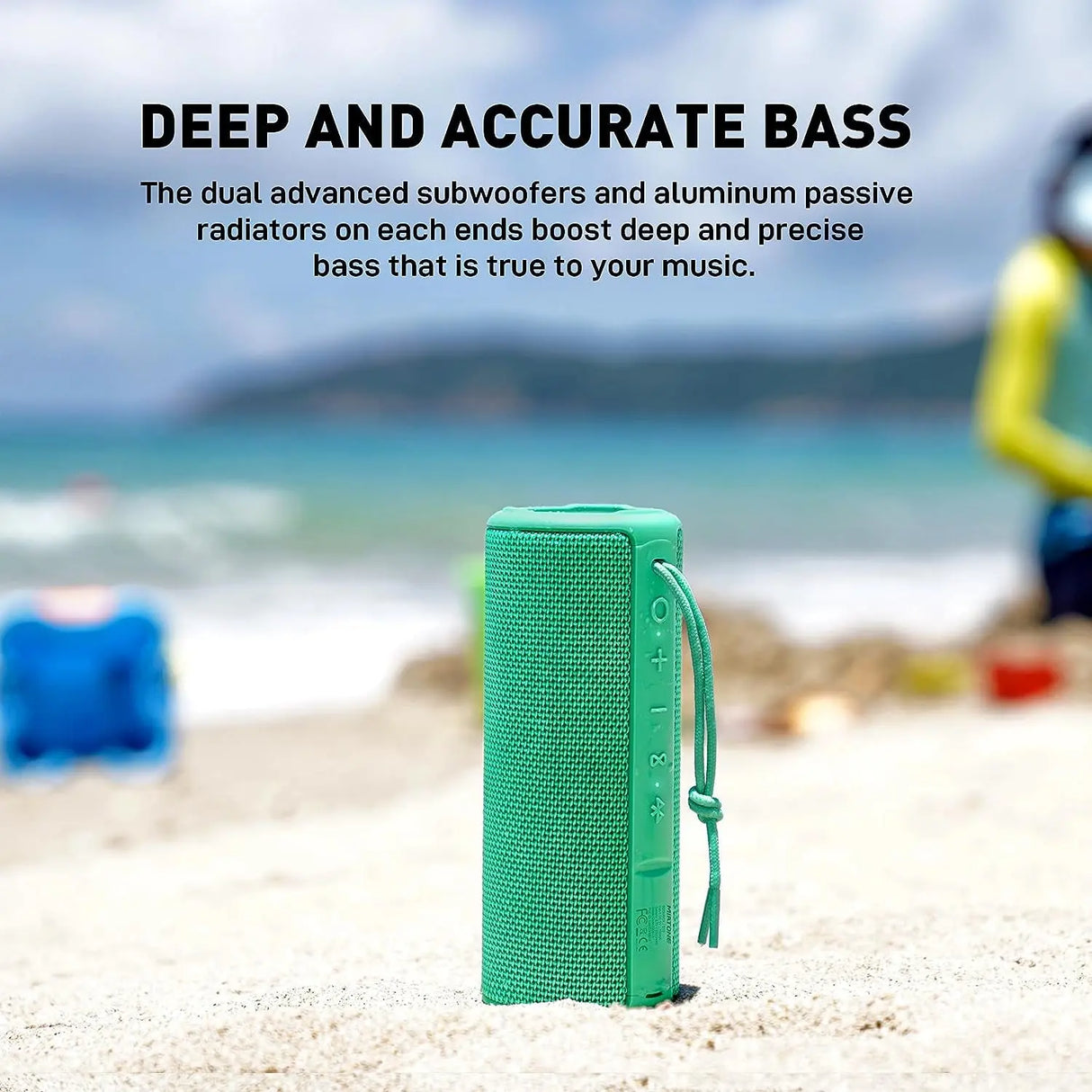 Boombox Portable Bluetooth Speaker, Perfect Valentines Day Gifts for Her Him Women Men - Green