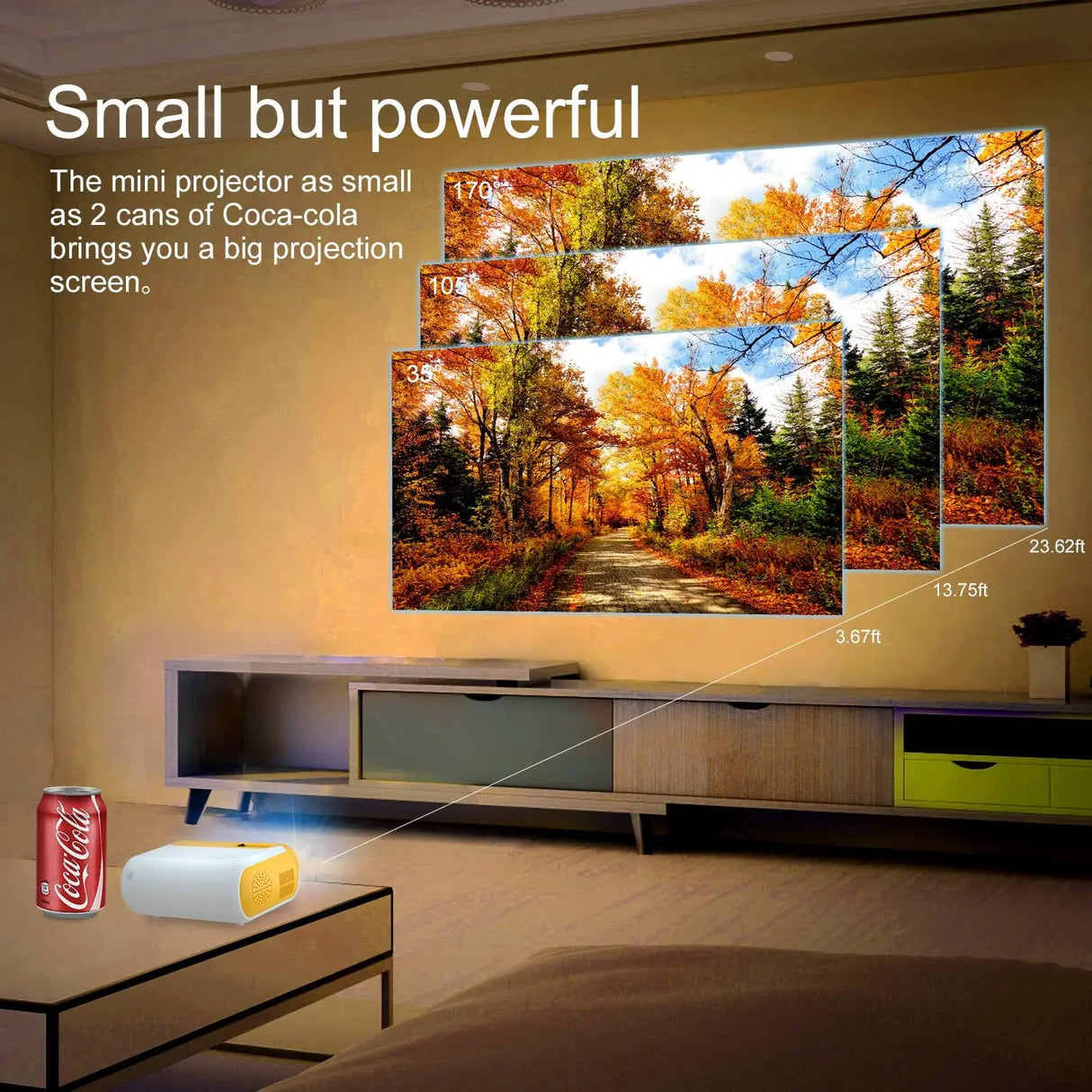 2800 Lumen Mini Led Home Projector P80 Portable Projetor 1080P Support Proyector for Home Video Beamer Children Gift