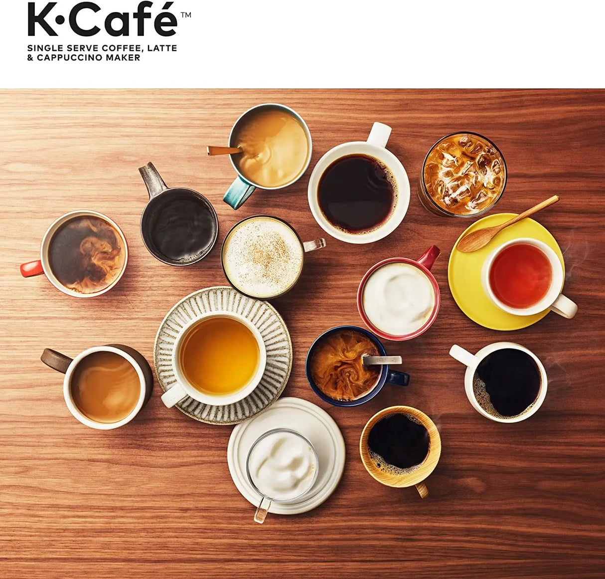 K-Cafe Single Serve K-Cup Coffee, Latte and Cappuccino Maker, Dark Charcoal