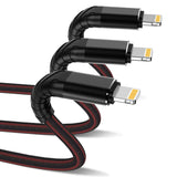 3Pack 3Ft Iphone Charger, [ Apple Mfi Certified ] 3 Foot Iphone Charging Cable, Nylon Braided 3 Feet Lightning Charger Cord for Apple Iphone 14 Pro Max/13/12 Mini/11/X/Xs/Xr/Xs Max/8/7/6/5S Wire