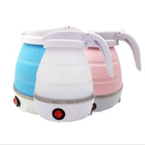 0.6L Mini Folding Kettle Portable Water Heater 600W Silicone Compression Electric Kettle Home Kettle Easy to Travel With