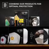 100X Vinyl Record Outer Sleeves 12" LP | Durable & Wrinkle-Free | Crystal Clear & Made from High-Density Polypropylene | 3 Mil Thick, 12.75” X 12.75” | Fits Most Gatefolds and Double Lps