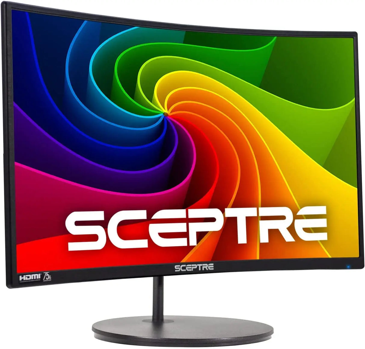 Curved 24-Inch Gaming Monitor 1080P R1500 98% Srgb HDMI X2 VGA Build-In Speakers, VESA Wall Mount Machine Black (C248W-1920RN Series)