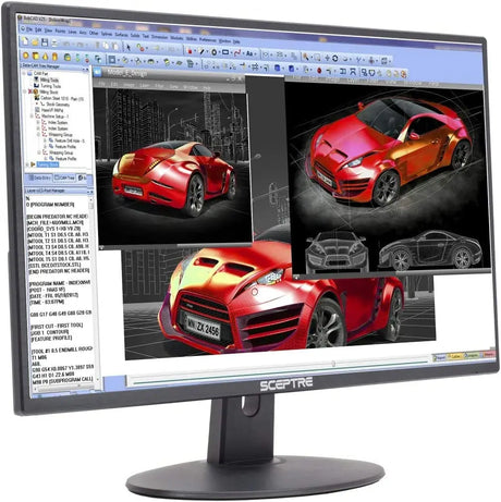 24-Inch Professional Thin 1080P LED Monitor 99% Srgb 2X HDMI VGA Build-In Speakers, Machine Black (E248W-19203R Series)