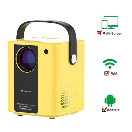 Android 9.0 Projector Full HD 1080P LED WIFI Video Projector Smart TV Box Home Theater Projector Cinema Mirror Movie Beamer