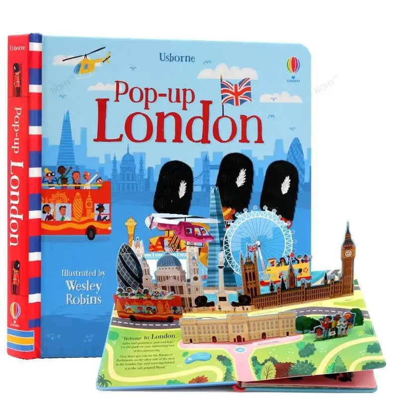 Usborne Pop up 3D Flap Picture English Books for Kids Fairy Tales Reading Book in English Montessori Learning Toys Children Gift