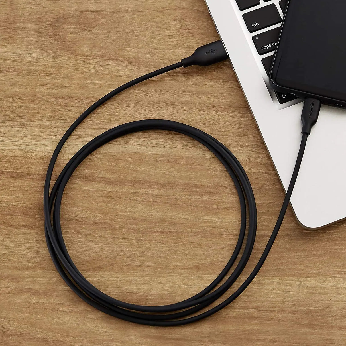 USB-C to USB-A 2.0 Fast Charger Cable, 480Mbps Speed, USB-IF Certified, for Apple Iphone 15, Ipad, Samsung Galaxy, Tablets, Laptops, 6 Foot, Black