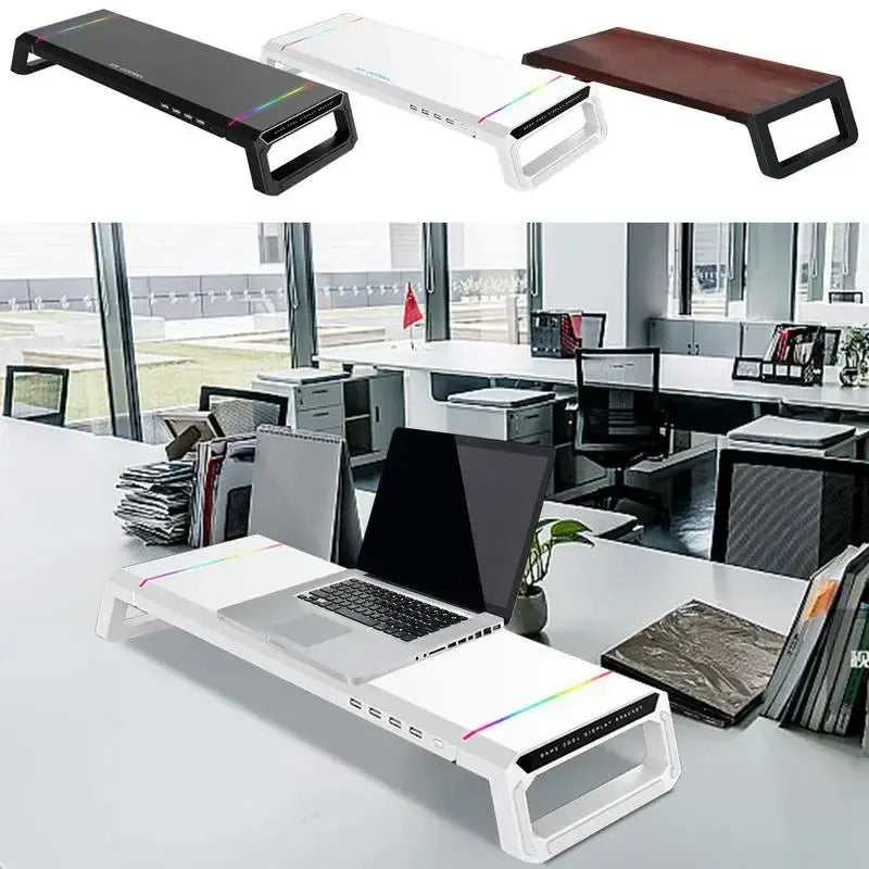 Monitor Stand Riser ABS Laptop PC Screen Stand Organizer Universal Monitor Stand Holder T1 Ergonomic Computer Desktop