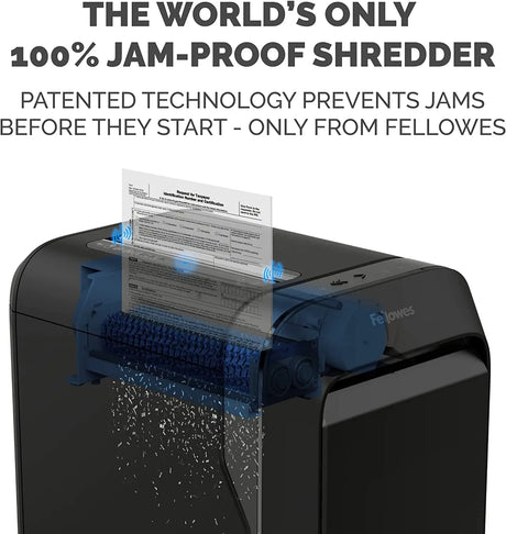 ‎Powershred LX22M 20-Sheet 100% Jam-Proof Micro Cut Paper Shredder for Office and Home, Black 5263501
