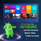 K25 Full HD 4K 1920X1080P LCD Smart Android 9.0 Wifi LED Video Home Theater Cinema 1080P Projector for Smartphone