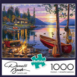 - Darrell Bush - Canoe Lake - 1000 Piece Jigsaw Puzzle