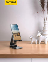 Adjustable Phone Tablet Stand, Playstand for Switch, Foldable Desk Holder Dock, Compatible with Ipad Mini, 9.7'' Ipad Pro Air, Phone 12 Mini 11 Pro Xs Xs Max Xr X 8 7 6 6S plus SE (4-10'')
