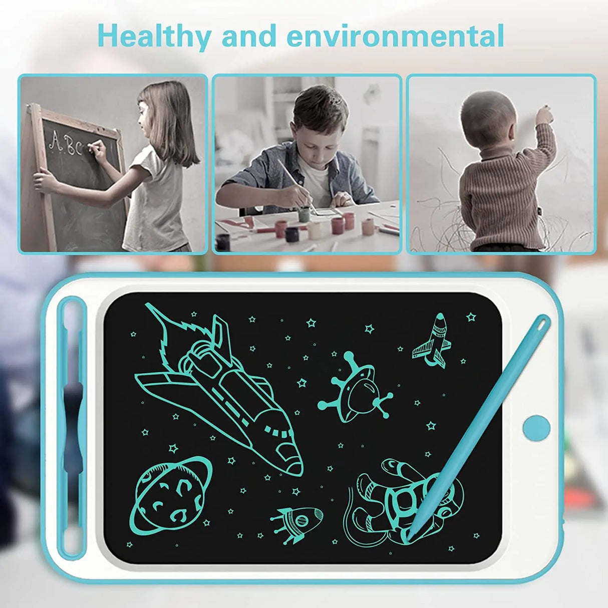 10 Inches LCD Writing Tablet for Kids, Doodle Board Drawing Tablet Kids LCD Board Digital Writing Pad with Memory Lock Educational Learning Toys Gifts for 3 4 5 6 7 8 9 Years Old Boys Girls