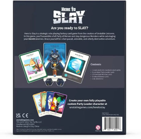 - Here to Slay Base Game - from the Creators of Unstable Unicorns - a Strategic Card Game for Teens and Adults