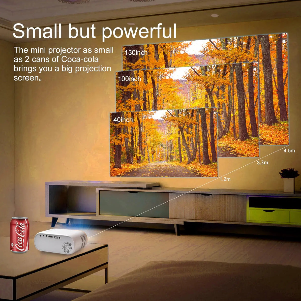 Q11 Mini Portable Projector Native 1280 X 720P for Home Theatre Airplay Maircast Smart Phone Multimedia LED Video Beamer