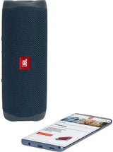 Flip 5: Portable Wireless Bluetooth Speaker, IPX7 Waterproof - Blue