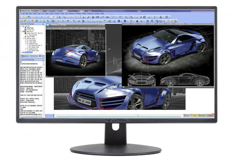E209W-16003R 20 Inch 75Hz Ultra Thin LED Monitor 2X HDMI VGA Build-In Speakers, Metal Black 2018