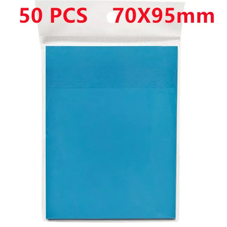 50 Sheets Transparent Sticky Notes Waterproof PET Memo Pad Stickers Daily to Do List Note Paper for Student Office Stationery