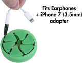 the Nest – Tangle-Free Earphone / Earbud Case, Durable and Compact Storage System, Green (4100900)