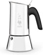 - New Venus Induction, Stovetop Coffee Maker, Suitable for All Types of Hobs, Stainless Steel, 6 Cups (7.9 Oz), Silver