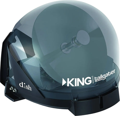 VQ4500 Tailgater Portable/Roof Mountable Satellite TV Antenna (For Use with DISH) , Gray , Western Arc Satellites