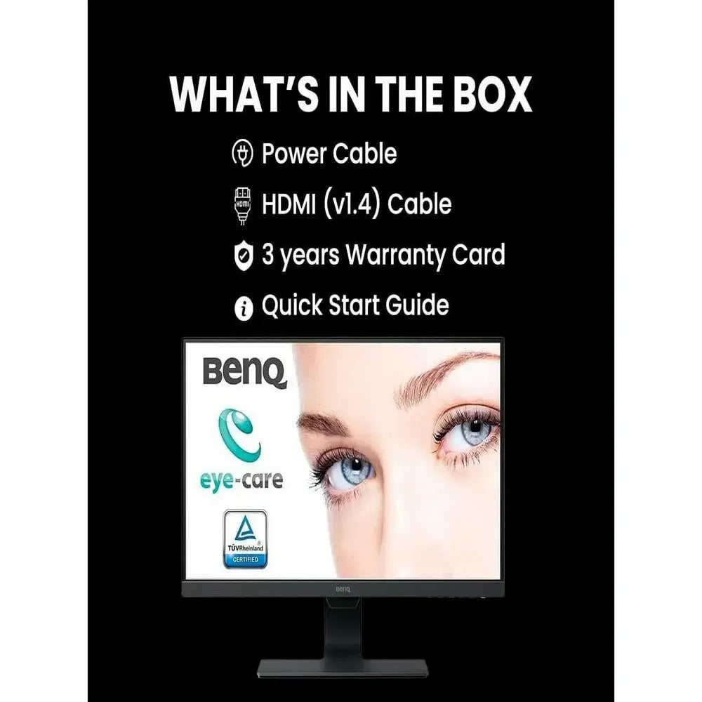 GW2780 27 Inch IPS 1080P FHD Computer Monitor with Built-In Speakers, Proprietary Eye-Care Tech, Adaptive Brightness for Image Quality, Ultra-Slim Bezel and Edge to Edge Display